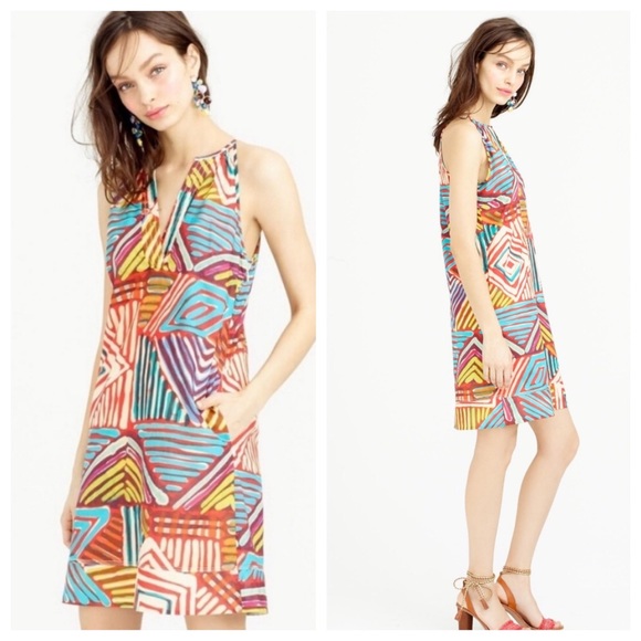 J. Crew Dresses & Skirts - J. Crew Collection Geo Brushstroke shift dress.